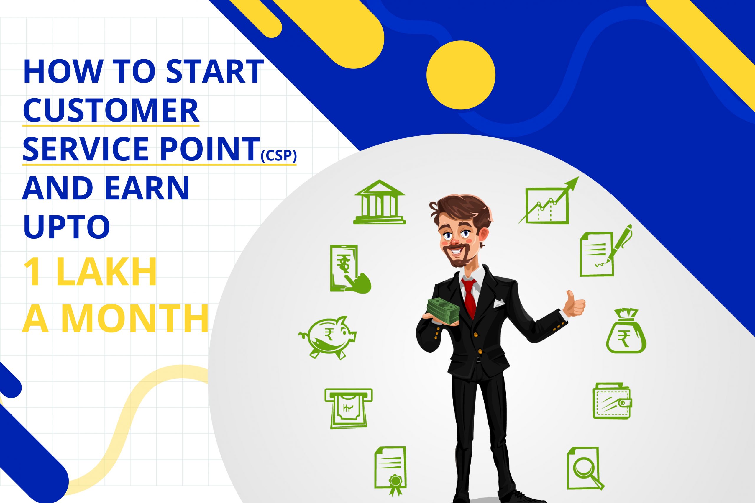 How to start customer service point and earn upto  1 Lakh a Month?